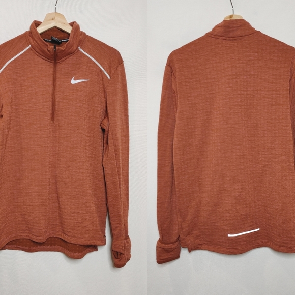 Nike Other - Nike Therma-Sphere 3.0 1/2 Zip Running Top Cinnamon BV4713-226 Medium M Cuffins